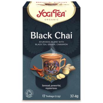 HERBATA CZARNA BLACK CHAI Z IMBIREM I CY NAMONEM BIO (17 x 2,2 g) - YOGI TEA