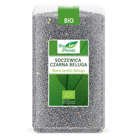 SOCZEWICA CZARNA BELUGA BIO 1 kg - BIO P LANET