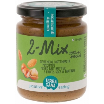 KREM ORZECHOWY MIX (2 ORZECHY) BIO 250 g  - TERRASANA