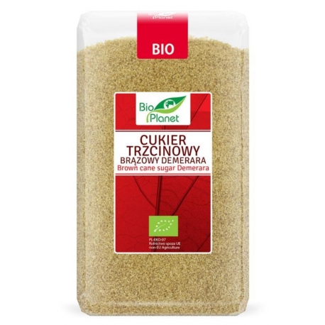 CUKIER TRZCINOWY BRĄZOWY BIO 1 kg - BIO  PLANET