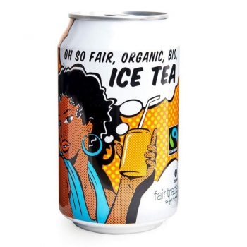 NAPÓJ GAZOWANY ICE TEA FAIR TRADE BIO 33 0 ml (PUSZKA) - OXFAM