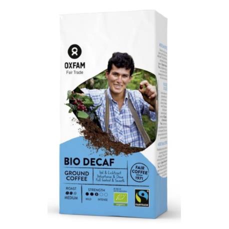 KAWA MIELONA BEZKOFEINOWA ARABICA PERU F AIR TRADE BIO 250 g - OXFAM