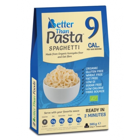 MAKARON KONJAC SPAGHETTI BEZGLUTENOWY BI O 385 g - BETTER THAN FOODS