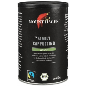 KAWA CAPPUCCINO FAMILY FAIR TRADE BIO 40 0 g - MOUNT HAGEN