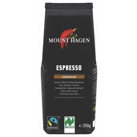 KAWA MIELONA ESPRESSO FAIR TRADE BIO 250  g - MOUNT HAGEN