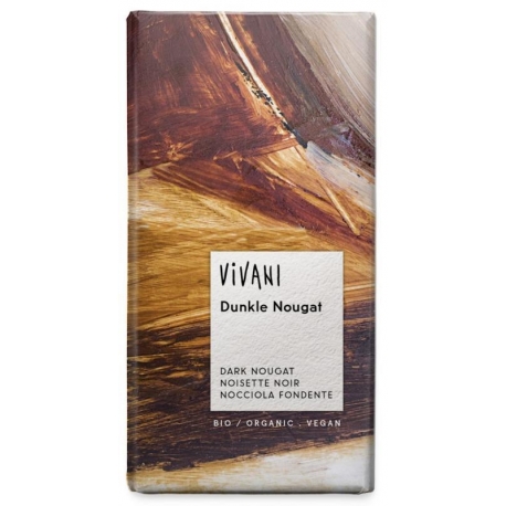 CZEKOLADA GORZKA NUGATOWA BIO 100 g - VI VANI