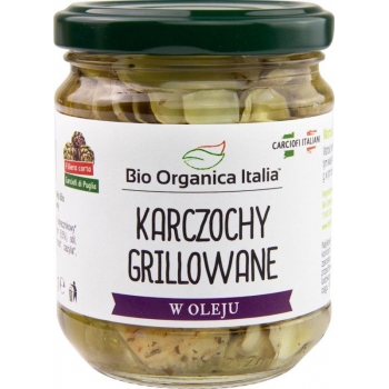 KARCZOCHY GRILLOWANE W OLEJU BIO 190 g -  BIORGANICA NUOVA
