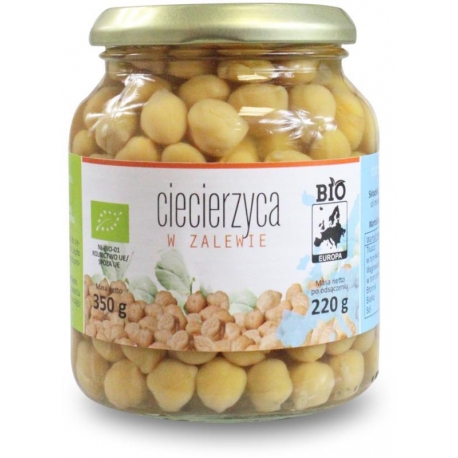 CIECIERZYCA W ZALEWIE W SŁOIKU BIO 350 g  (215 g) - BIO EUROPA