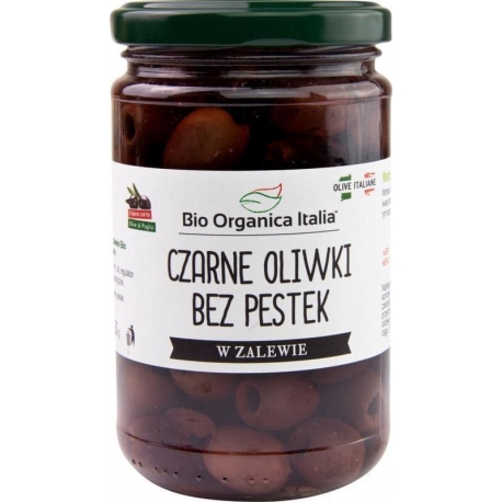 OLIWKI CZARNE BEZ PESTEK W ZALEWIE BIO 2 80 g - BIORGANICA NUOVA