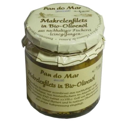 MAKRELA W BIO OLIWIE Z OLIWEK 220 g - PA N DO MAR
