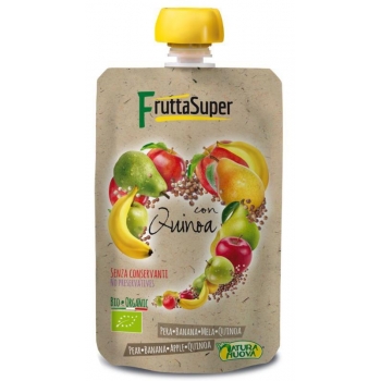 PRZECIER OWOCOWY GRUSZKA - BANAN - JABŁK O - QUINOA BIO 120 g - NATURA NUOVA (FRU