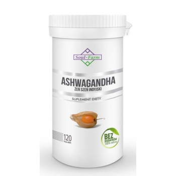 ASHWAGANDHA EKSTRAKT 650mg 120 KAPSUŁEK  - SOUL FARM