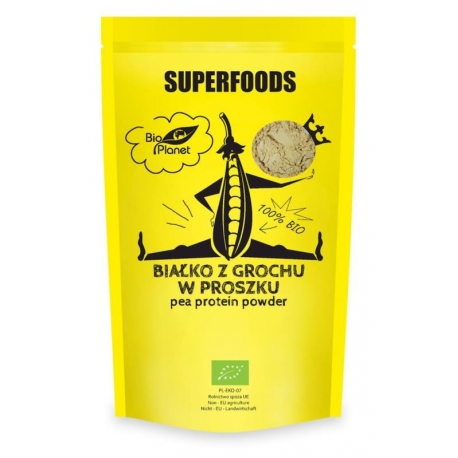 BIAŁKO Z GROCHU W PROSZKU BIO 150 g - BI O PLANET