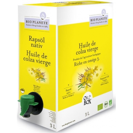 OLEJ RZEPAKOWY VIRGIN BIO 3 L - HORECA ( BIO PLANETE)