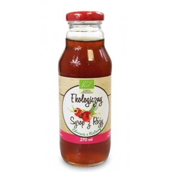 SYROP Z RÓŻY BIO 270 ml - DARY NATURY
