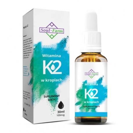 WITAMINA K2 W KROPLACH (100mcg) 30 ml -  SOUL FARM