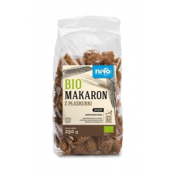 MAKARON (Z PŁASKURKI) PEŁNOZIARNIS.TY JE ŻYKI BIO 250 g - NIRO