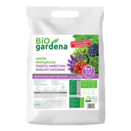 NAWÓZ DO OWOCÓW, WARZYW, ROŚLIN OZDOBNYC H EKO 8 kg - BIO GARDENA