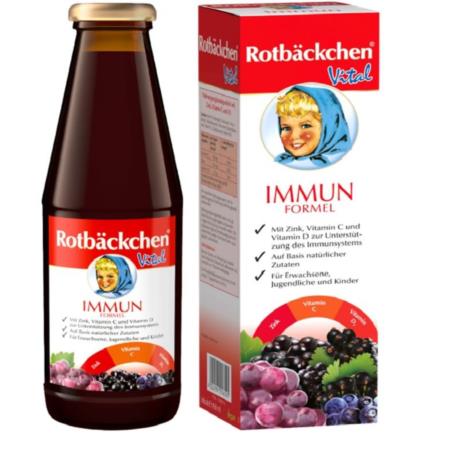 SOK WIELOOWOCOWY Z CYNKIEM, WITAMINĄ C i  D3 450 ml - ROTBACKCHEN