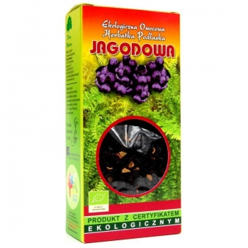 HERBATKA JAGODOWA BIO 100 g - DARY NATUR Y