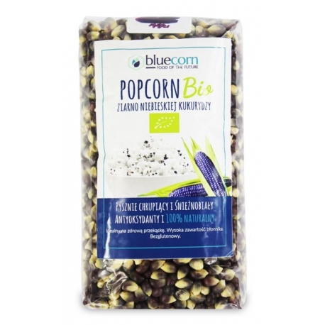 ZIARNA POPCORNU Z NIEBIESKIEJ KUKURYDZY  BIO 350 g - POPCROP